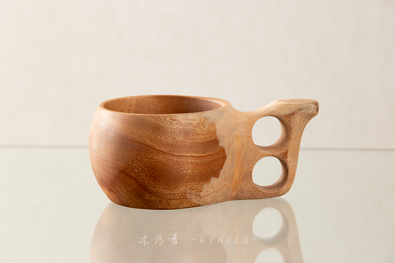 初日までに加工したククサ